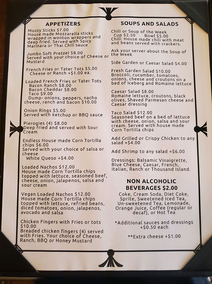 MENU Mainstreet menu-mainstreet